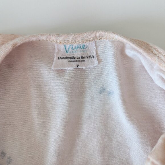 Vivie & Ash Blush Ghost 3/4 sleeve dress SIZE 7 PLAY - Picture 4 of 9